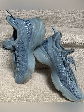 Steve Madden Maxima Rhinestone
Sneakers - Light Blue Chunky Shoes Size 8.5